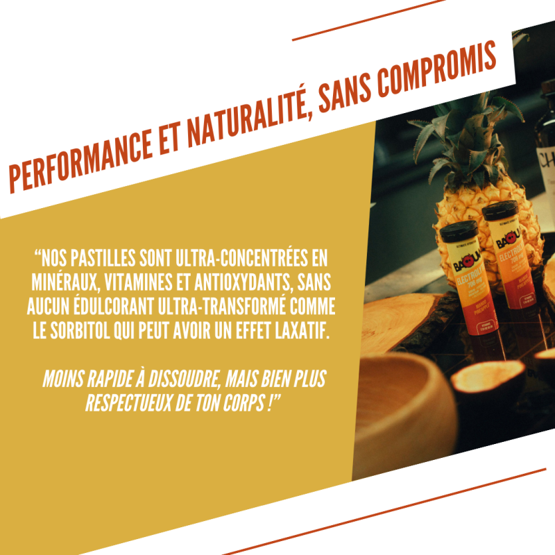 Baouw Mangue - Ananas - Energy drink | Hardloop