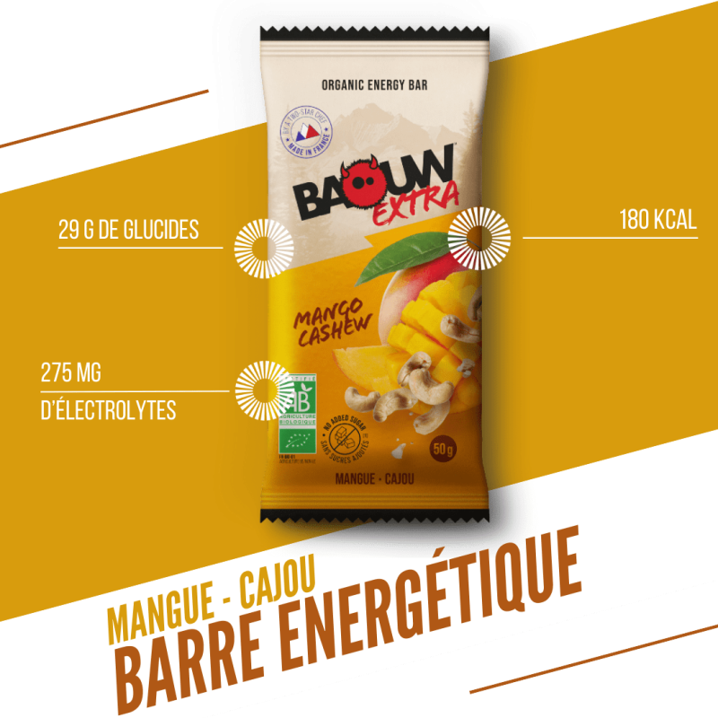 Baouw Mangue - Cajou - Barra energética | Hardloop