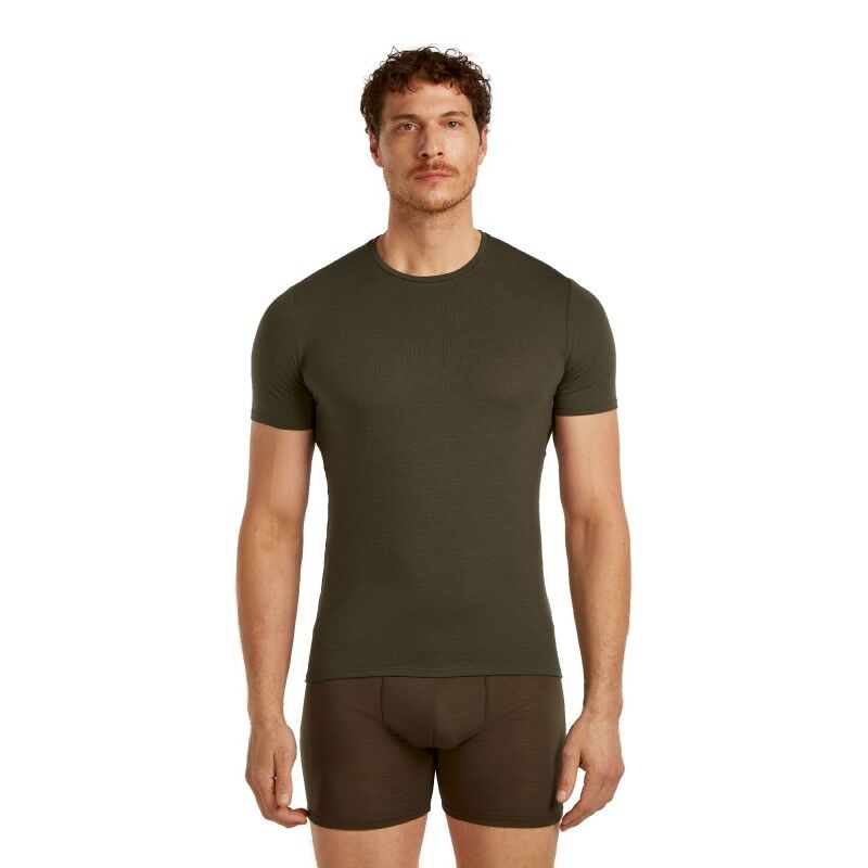 Anatomica Short Sleeve Crewe en Mérinos - Ondergoed - Heren