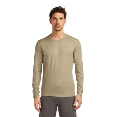 200 Oasis Long Sleeve Crewe - Merinovilla-alusvaatteet - Miehet