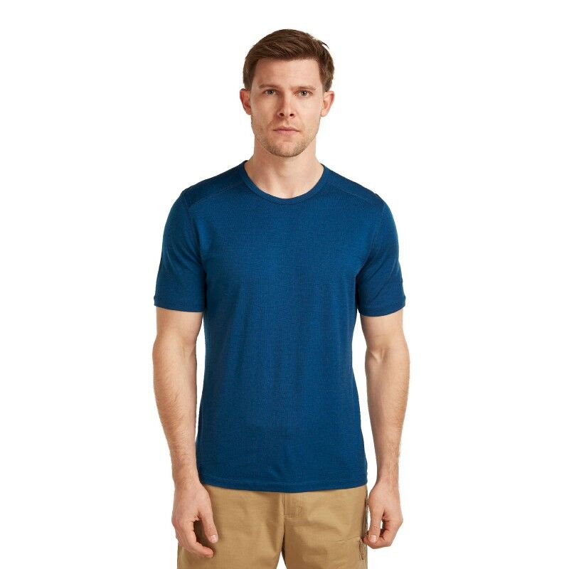 200 Oasis SS Crewe - Merinoshirt - Heren