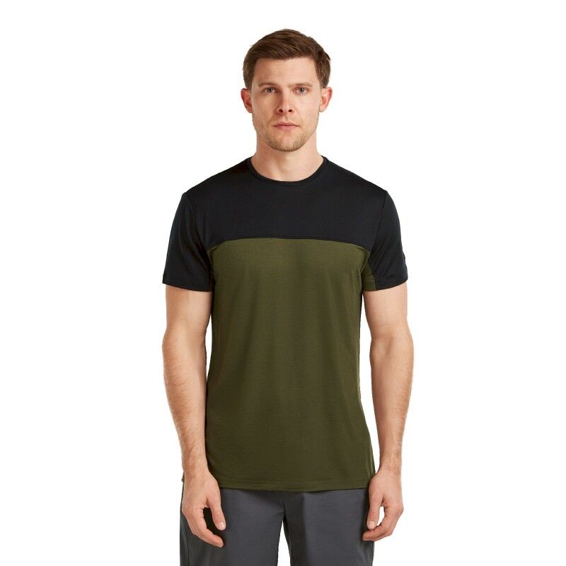 Merino 125 Cool-Lite Sphere III SS Tee Colour Block - Maglia merino - Uomo