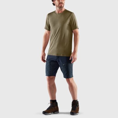 Abisko Wool SS - Merino-t-paidat - Miehet