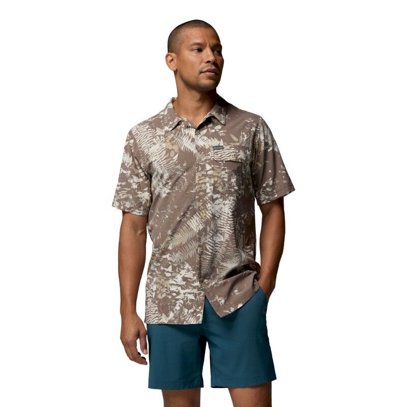 Tech Trail Utility Printed Woven SS Tee - Camisa - Hombre