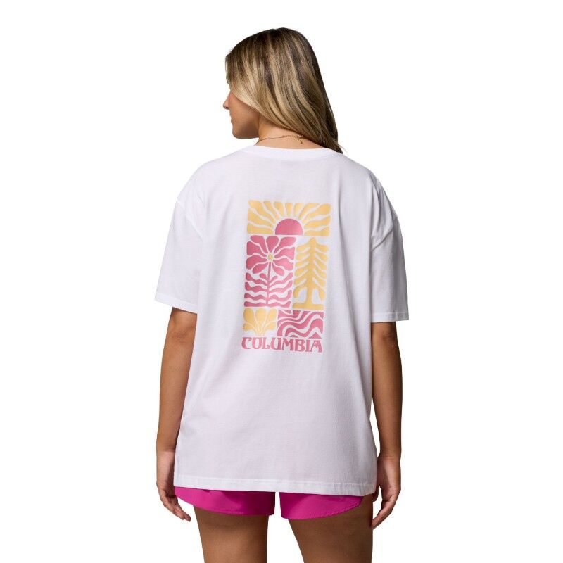Columbia Rolling Bend Graphic Oversized Tee - T-shirt - Damer | Hardloop
