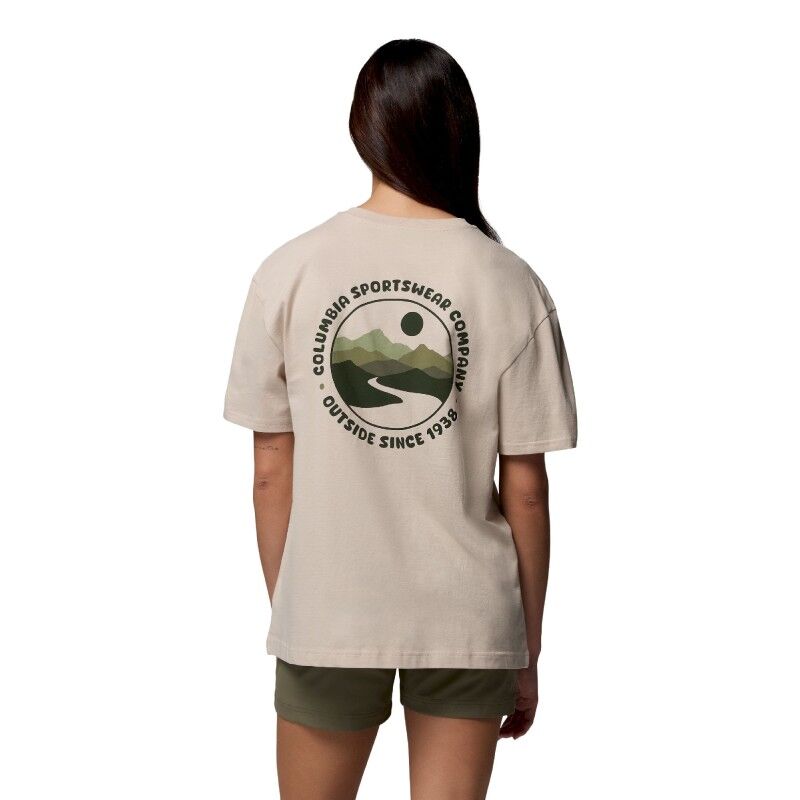 Columbia Rolling Bend Graphic Oversized Tee - T-paita - Naiset | Hardloop