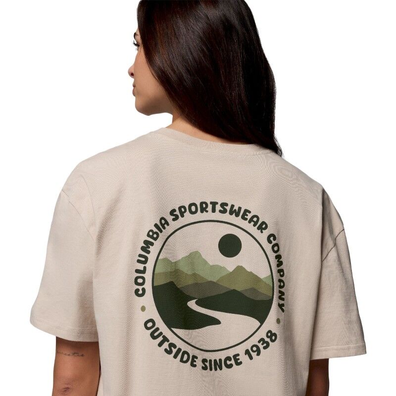 Columbia Rolling Bend Graphic Oversized Tee - T-shirt - Damer | Hardloop