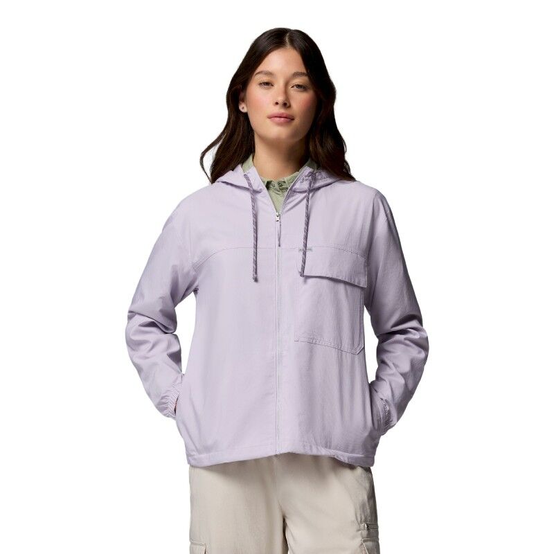 Skien Valley Hooded LS Shirt - Chaqueta - Mujer