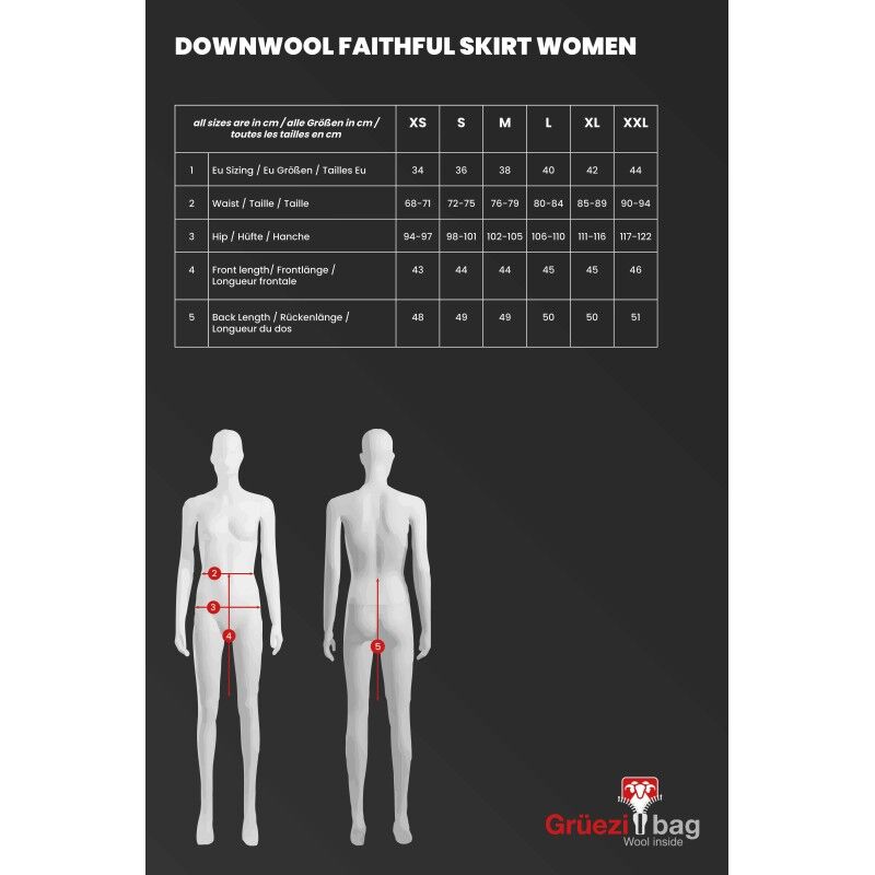 Grüezi Bag Downwool Skirt - Jupe isolante | Hardloop