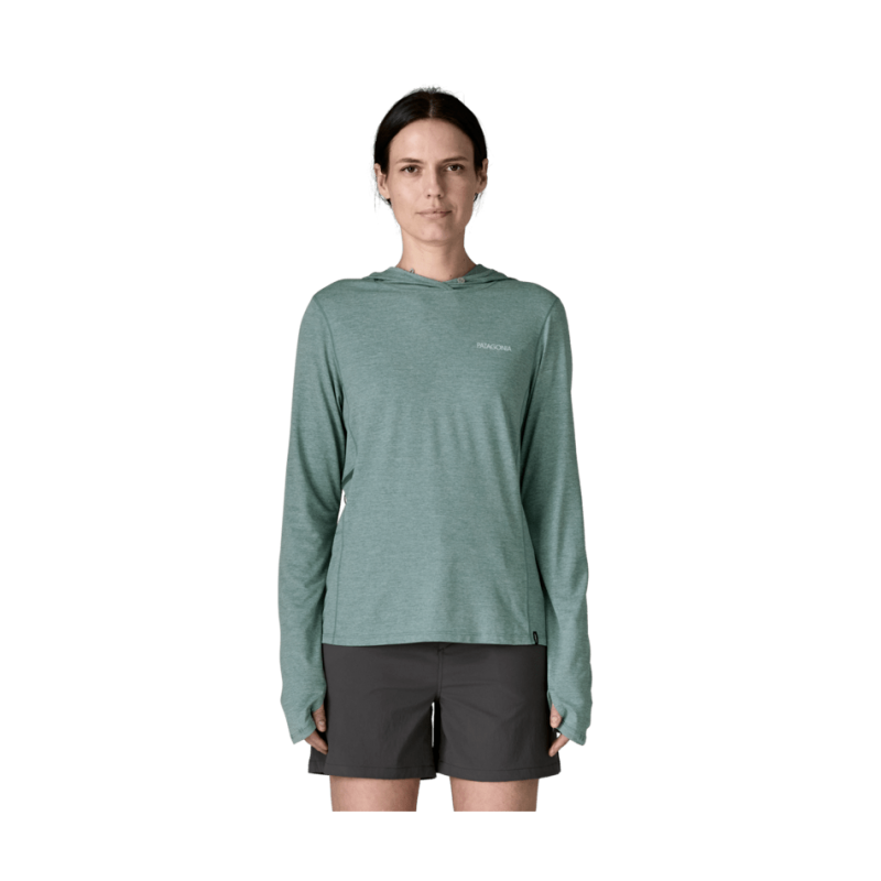 Patagonia W's Cap Cool Sun Hoody - Peak Visions - UV Protection T-shirt - Women's | Hardloop