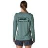 Patagonia W's L/S Cap Cool Daily Shirt - Boardshort Logo - T-shirt femme | Hardloop