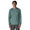 Patagonia M's L/S Cap Cool Daily Shirt - Cloud Crag - T-shirt homem | Hardloop