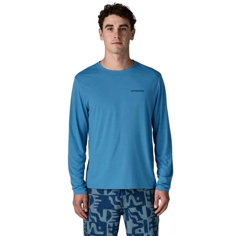Patagonia M's L/S Cap Cool Daily Shirt - Boardshort Logo - T-shirt - Uomo | Hardloop
