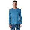 Patagonia M's L/S Cap Cool Daily Shirt - Boardshort Logo - T-shirt - Men's | Hardloop