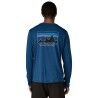 Patagonia M's L/S Cap Cool Daily Shirt - '73 Skyline - T-shirt - Herrer | Hardloop