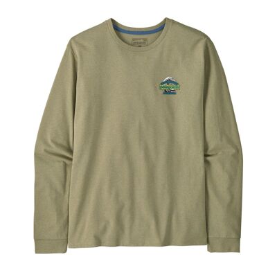 M's L/S Great Waves Responsibili-Tee - Camiseta - Hombre