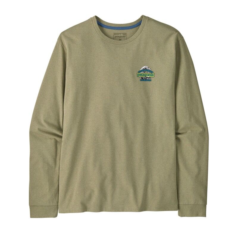 M's L/S Great Waves Responsibili-Tee - T-shirt - Heren