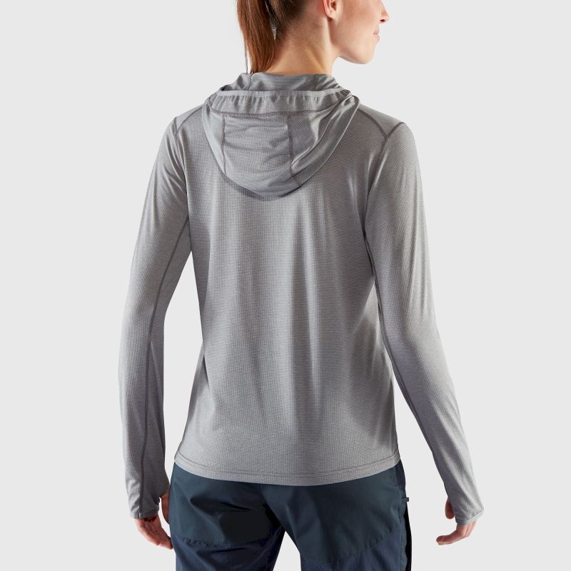 Fjällräven Abisko Sun-Hoodie - T-shirt femme | Hardloop