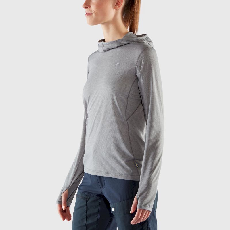 Fjällräven Abisko Sun-Hoodie - T-shirt femme | Hardloop