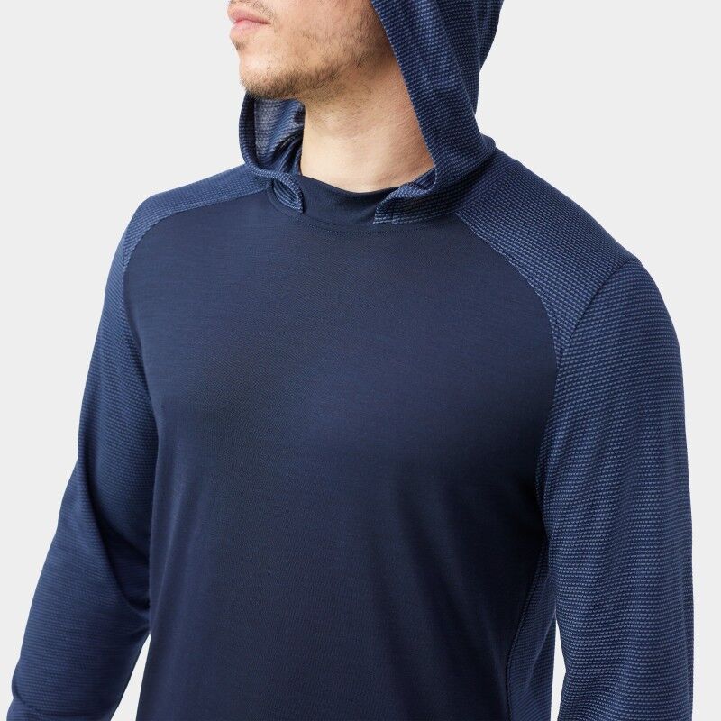 Smartwool Active Mesh Hoodie - Merinoulltröja - Herr | Hardloop
