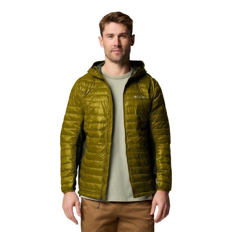 Columbia Powder Pass Hybrid Hooded Jacket - Kunstfaserjacke - Herren | Hardloop