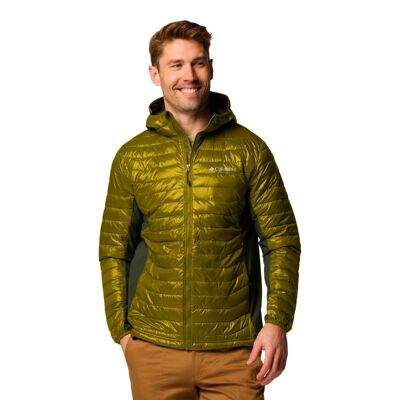 Powder Pass Hybrid Hooded Jacket - Synthetic jacket - Men's