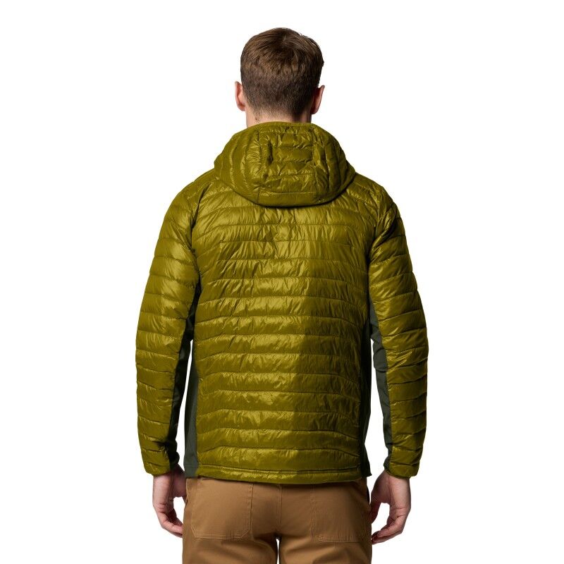 Columbia Powder Pass Hybrid Hooded Jacket - Dunjakke - Herrer | Hardloop