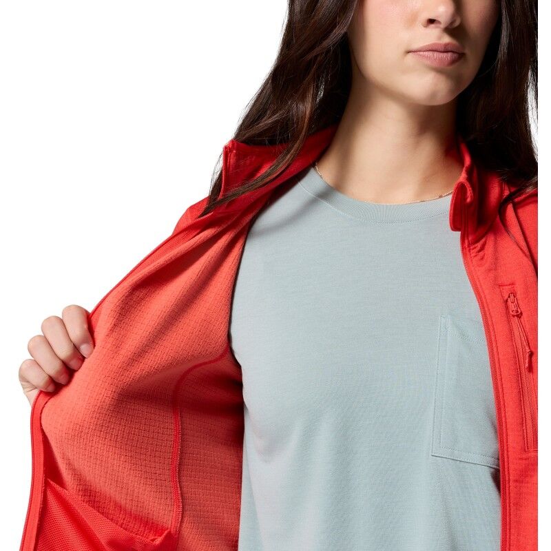 Columbia Essential Hike Grid Fleece Full Zip Jacket - Polaire femme | Hardloop