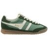 Green Mist / Evergreen / Off White