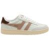 White / Cameo / Dark Brown