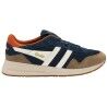 Navy / Tobacco / Off White