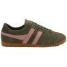 Khaki / Coral Pink / Dark Brown