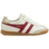 Off White / Deep Red / Gold