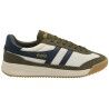 Off White / Khaki / Navy