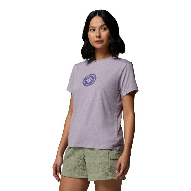 Columbia Parsons Point SS Graphic Tee - T-Shirt - Damen | Hardloop