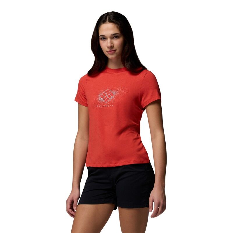Columbia Parsons Point SS Graphic Tee - T-shirt - Dames | Hardloop