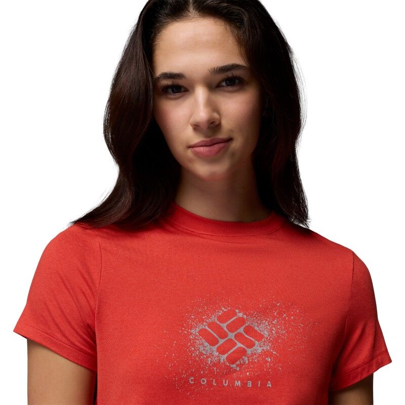 Columbia Parsons Point SS Graphic Tee - T-shirt - Dames | Hardloop