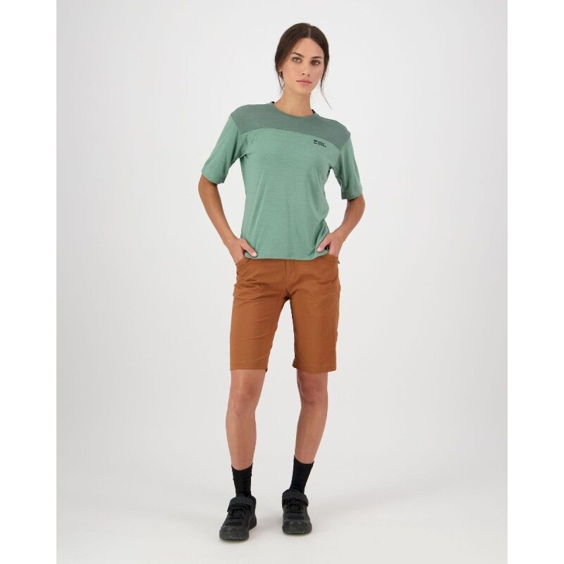 Mons Royale Diversion Merino Bike Jersey Short Sleeve - Camiseta de lã merino mulher | Hardloop