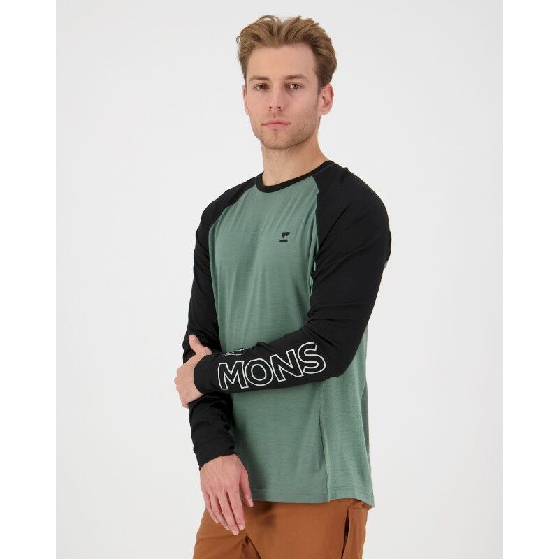 Mons Royale Tarn Merino Long Sleeve - T-shirt en laine mérinos homme | Hardloop