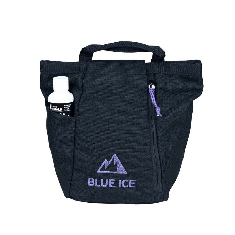 Blue Ice Sitter Chalk Bucket - Chalkbag | Hardloop