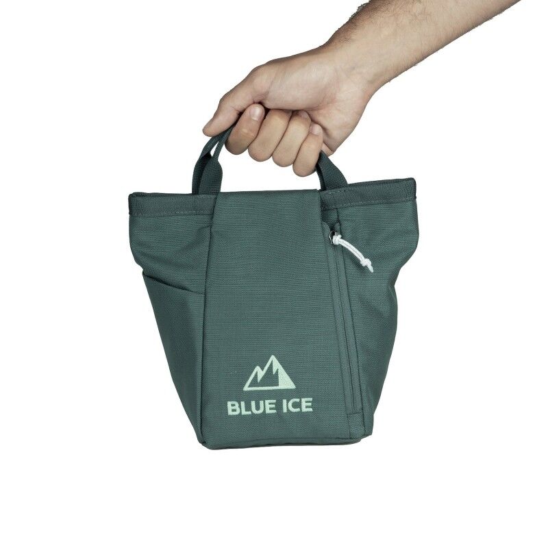 Blue Ice Sitter Chalk Bucket - Chalkbag | Hardloop