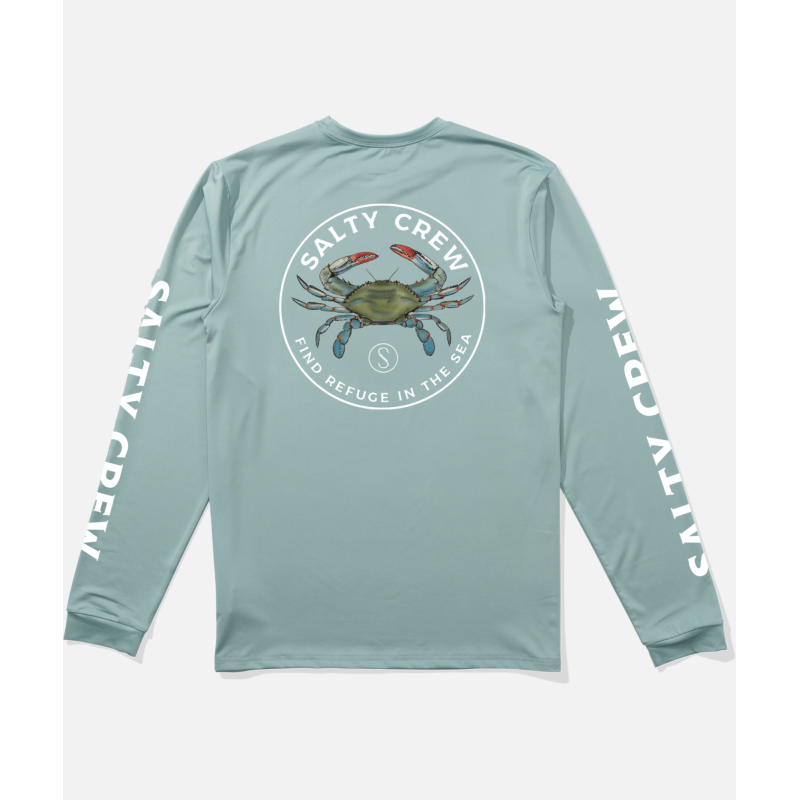 Blue Crabber L/S Sunshirt - T-shirt anti uv homme