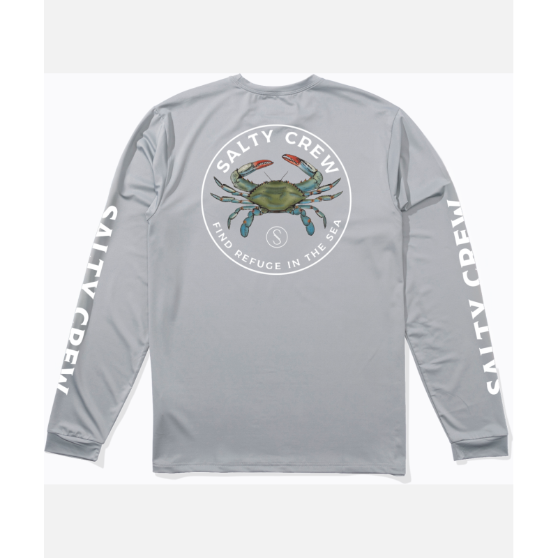 Blue Crabber L/S Sunshirt - Maglietta Anti-UV - Uomo