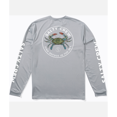 Blue Crabber L/S Sunshirt - T-shirt anti uv homme