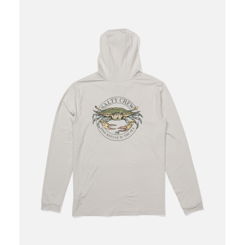 Salty Crew Jimmy Hooded Sunshirt - Meski UV Shirts | Hardloop