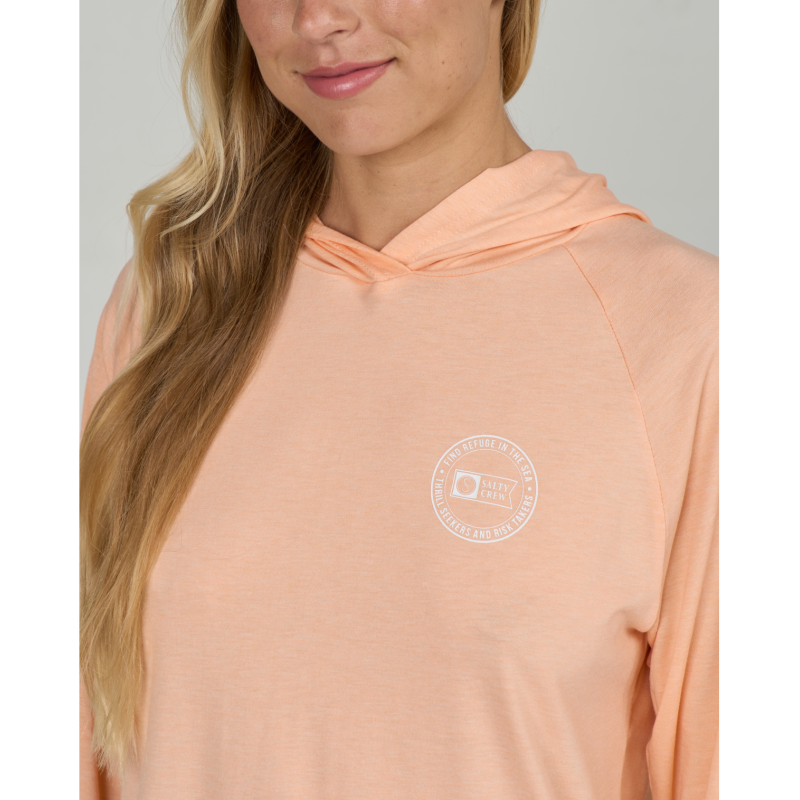 Salty Crew Circled Tech Hoody - T-shirt anti uv femme | Hardloop