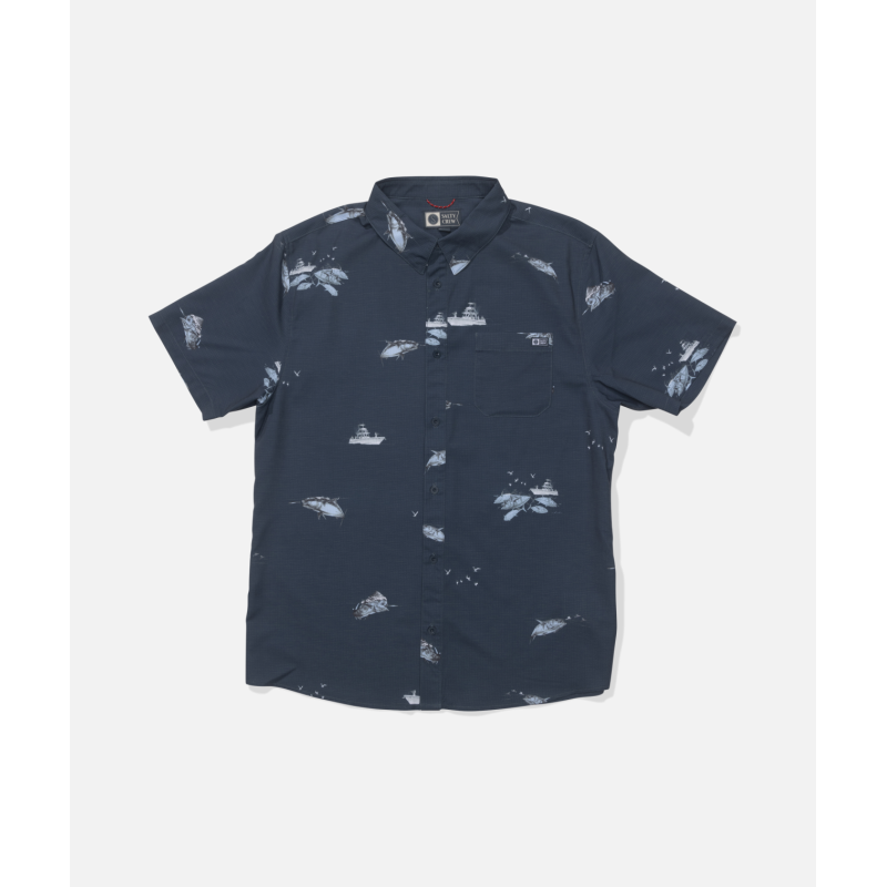Salty Crew Breezer Perf Button Up - Chemise homme | Hardloop