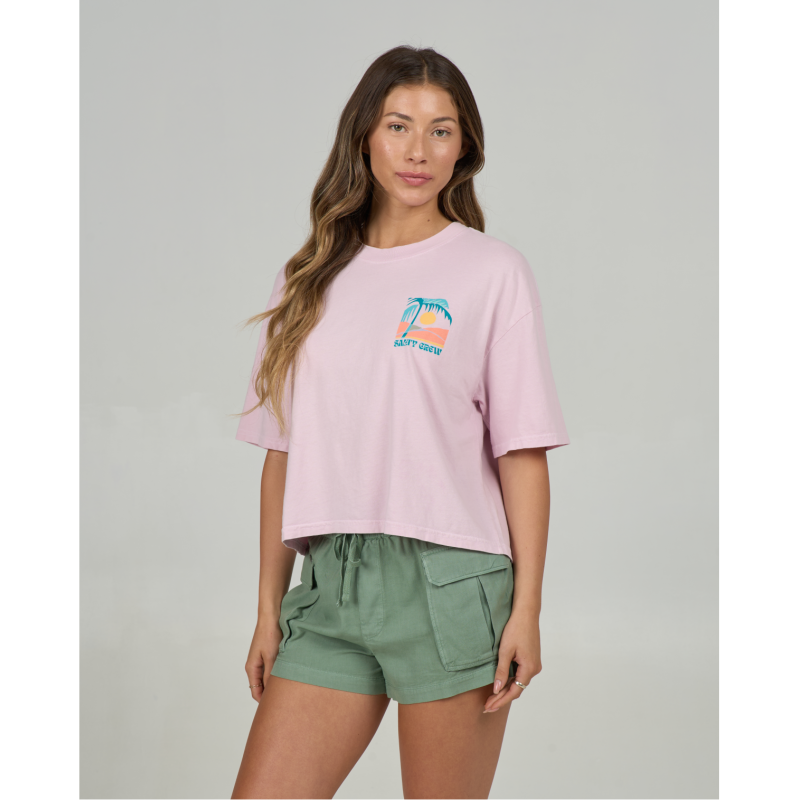 Travel Far Skimmer Tee - T-shirt damski