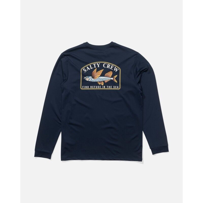 Salty Crew Fly Home Ls Sunshirt - UV Protection T-shirt - Men's | Hardloop