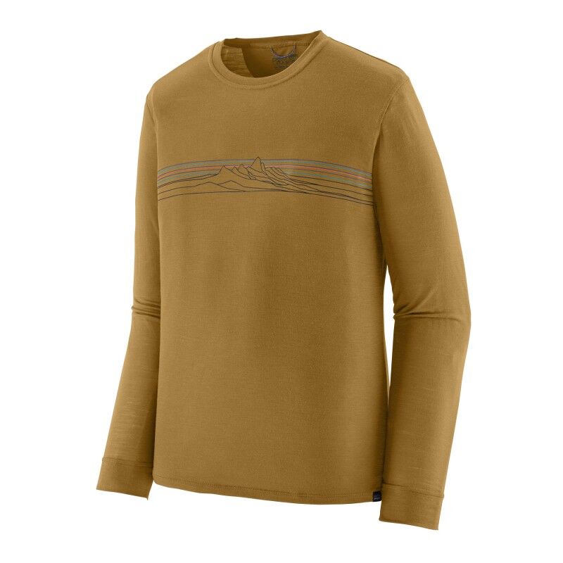 L/S Cap Cool Merino Graphic Shirt - T-shirt Herrer